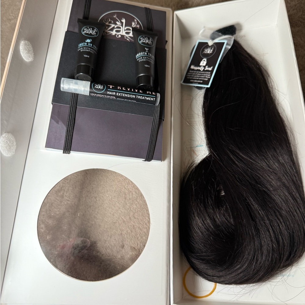 Zala Black Hair ponytail Extension Set 16inch